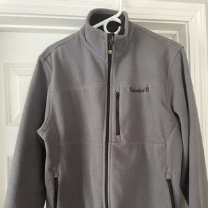 Timberland fleece jacket. Gray. Size medium.